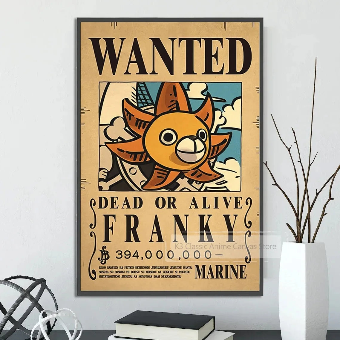 One Piece Canvas Poster Bounty Order Luffy Wallpapr Ace Figures Nami Home Decoration Painting Anime Zoro Wall Art Sanji