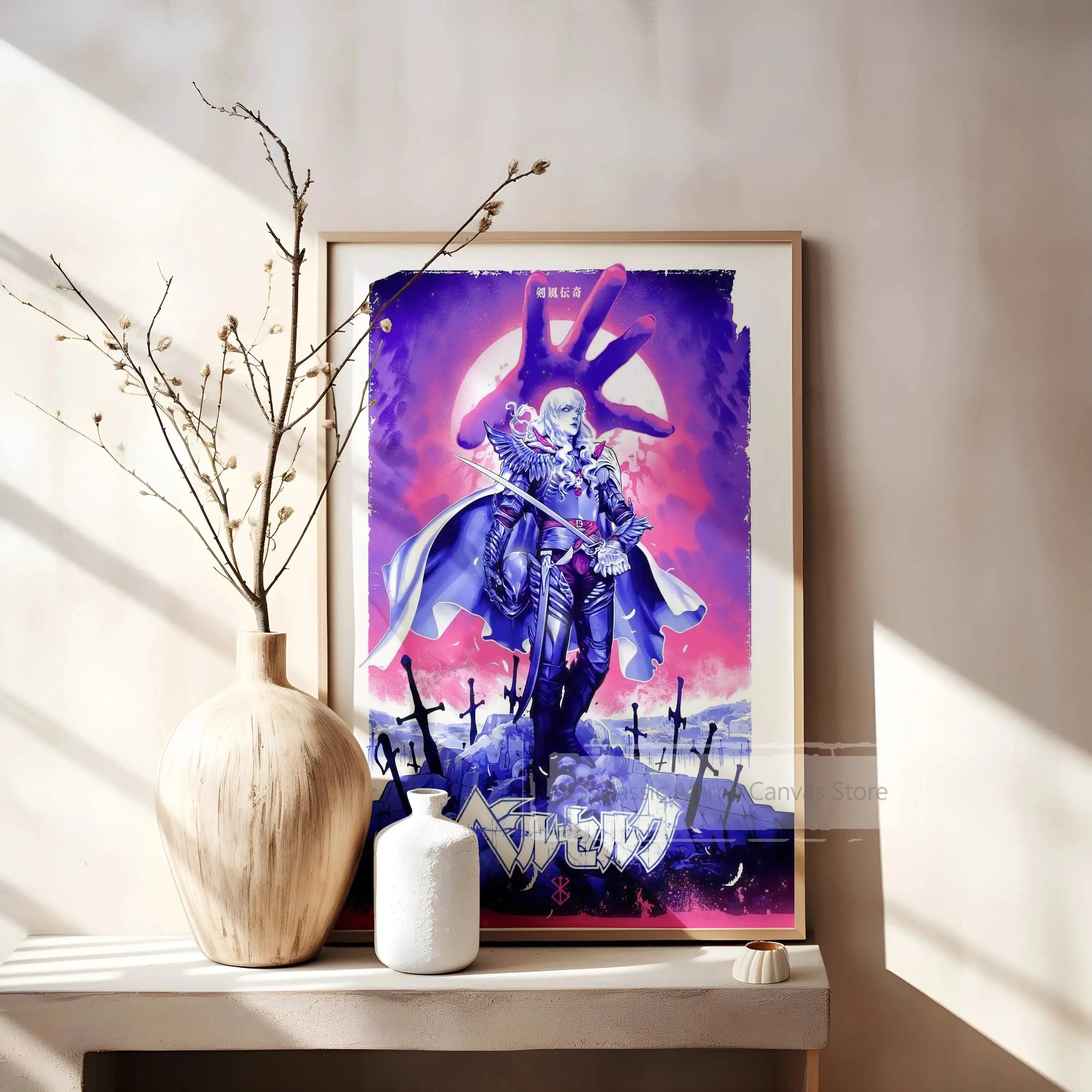 Anime Berserk Prints Poster Figure Guts Griffith Canvas Painting DIY Wall Art Home Decor Japanese Poster Fans Gifts-unframed