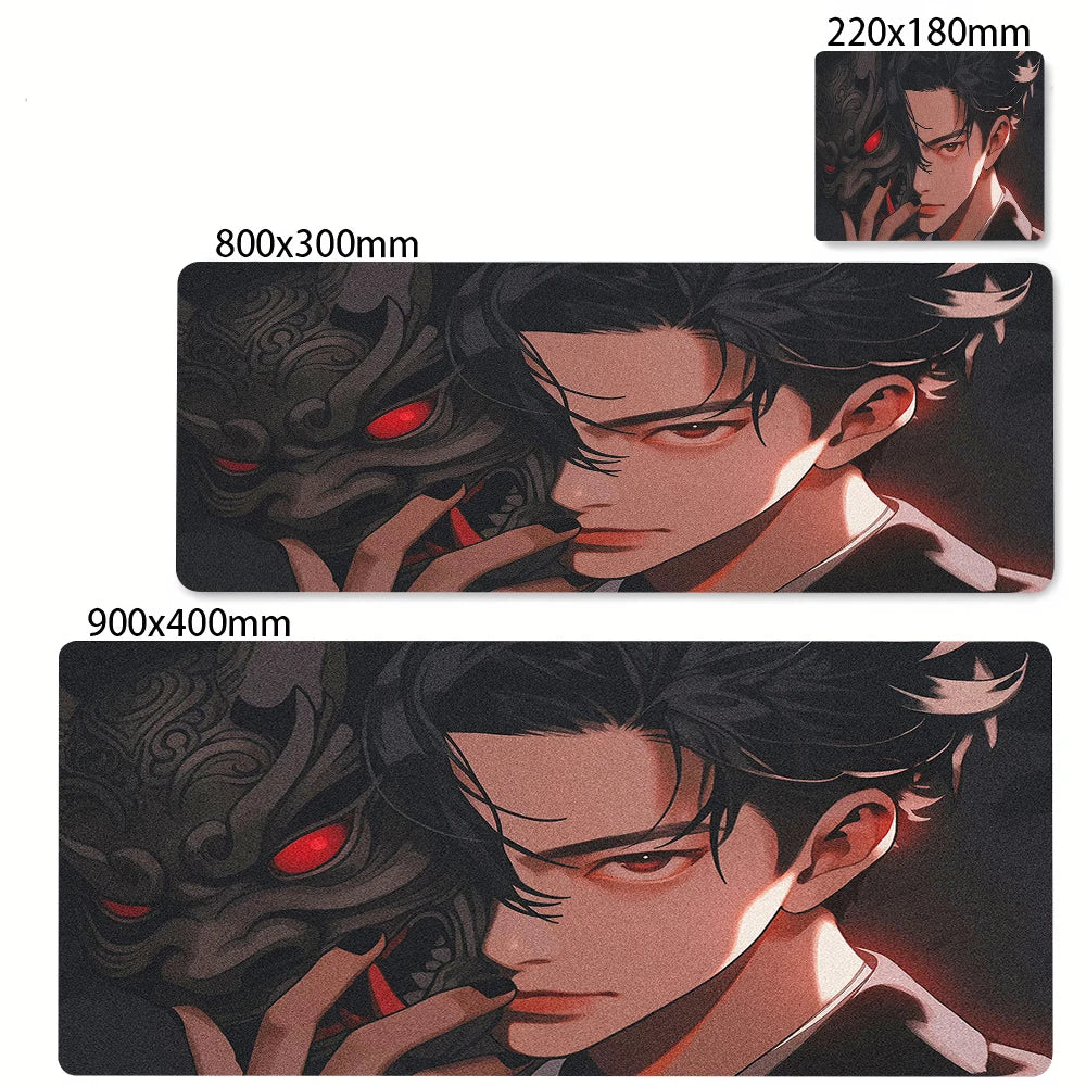Large Gaming Mosue Pad Premium Mousepad Gamer Mask Girl Anime Mouse Mat XXL 90x40cm Deskmat Computer Keyboard Pads Office Carpet