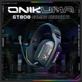 ONIKUMA Wireless Gaming Headset: 2.4G/Wired/Bluetooth 3 Modes, Bendable HD Mic, Soft Ear Pads, Immersive Sound for PC/PS4/5