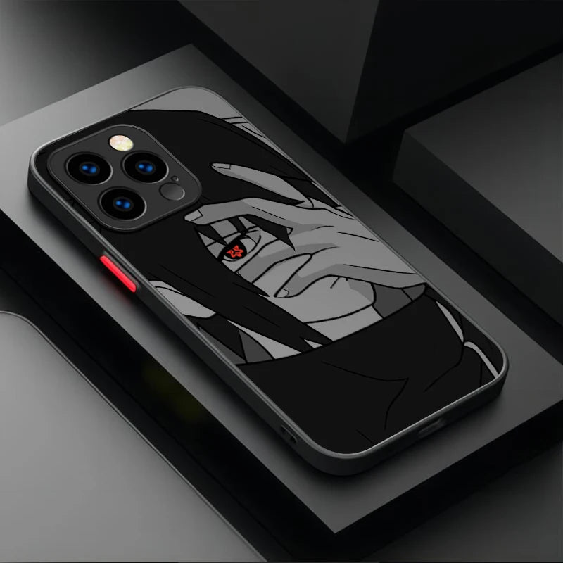 Anime N-NARUTOS Uchiha Itachi Sasuke Phone Case For iPhone 17 Air 15 16E 16 14 13 12 11 Pro Max XR 7 8 Plus SE 2020 Bumper Cover