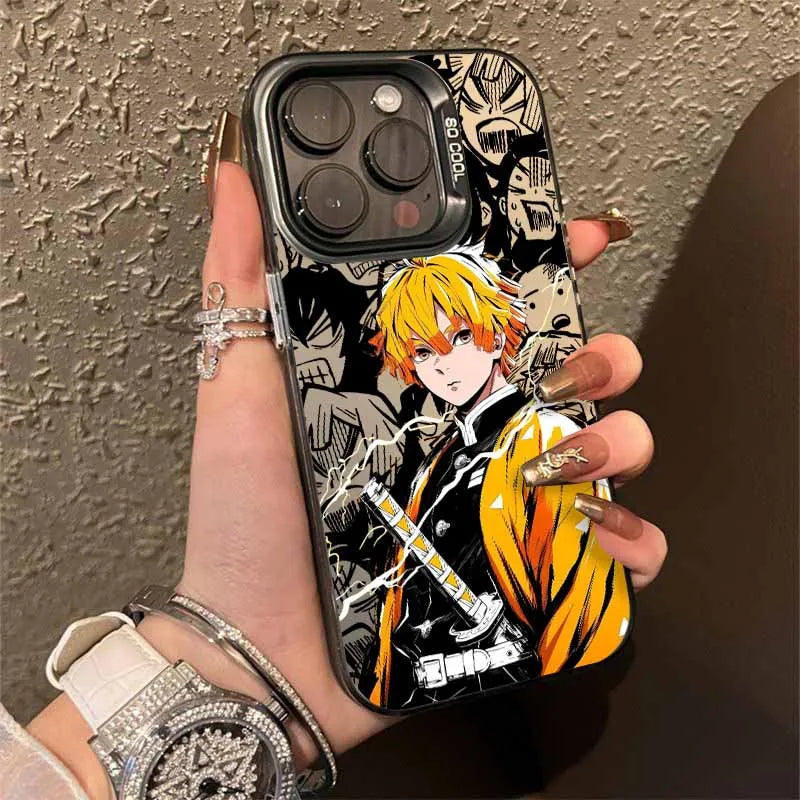 Demon Slayer Anime  Cover For Apple iPhone 17 Air 16E 16 15 14 13 12 mini 11 8 7 Pro Max Plus Colorful Phone Case