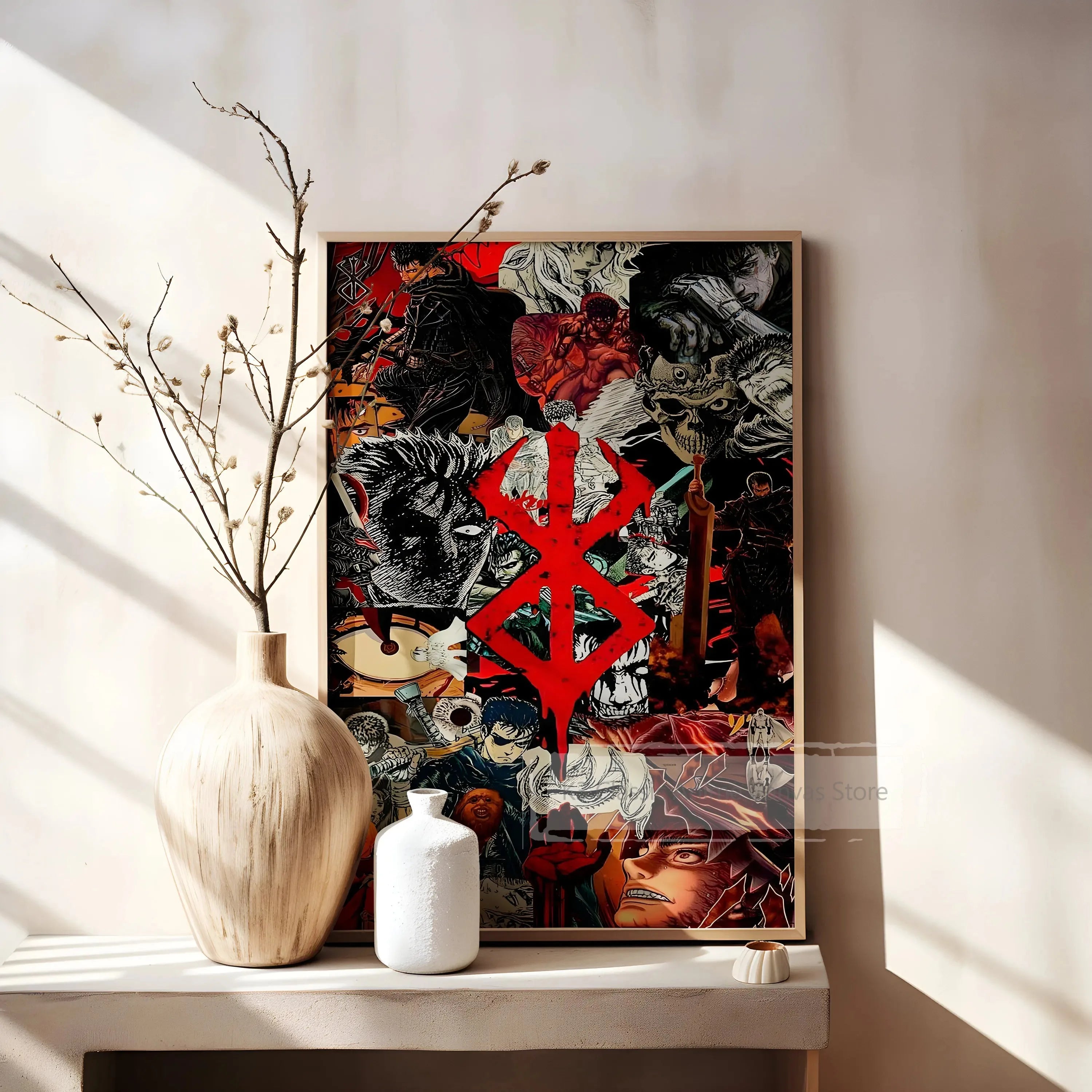 Anime Berserk Prints Poster Figure Guts Griffith Canvas Painting DIY Wall Art Home Decor Japanese Poster Fans Gifts-unframed