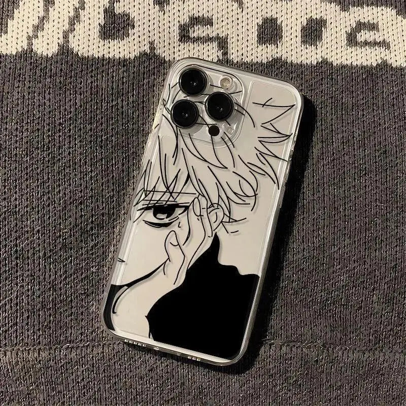 HUNTER×HUNTER Killua Phone Cases For iPhone 16 15 14 13 12 11 Pro Max XR 8 7 Plus 13 12 Mini Soft Transparent Cover