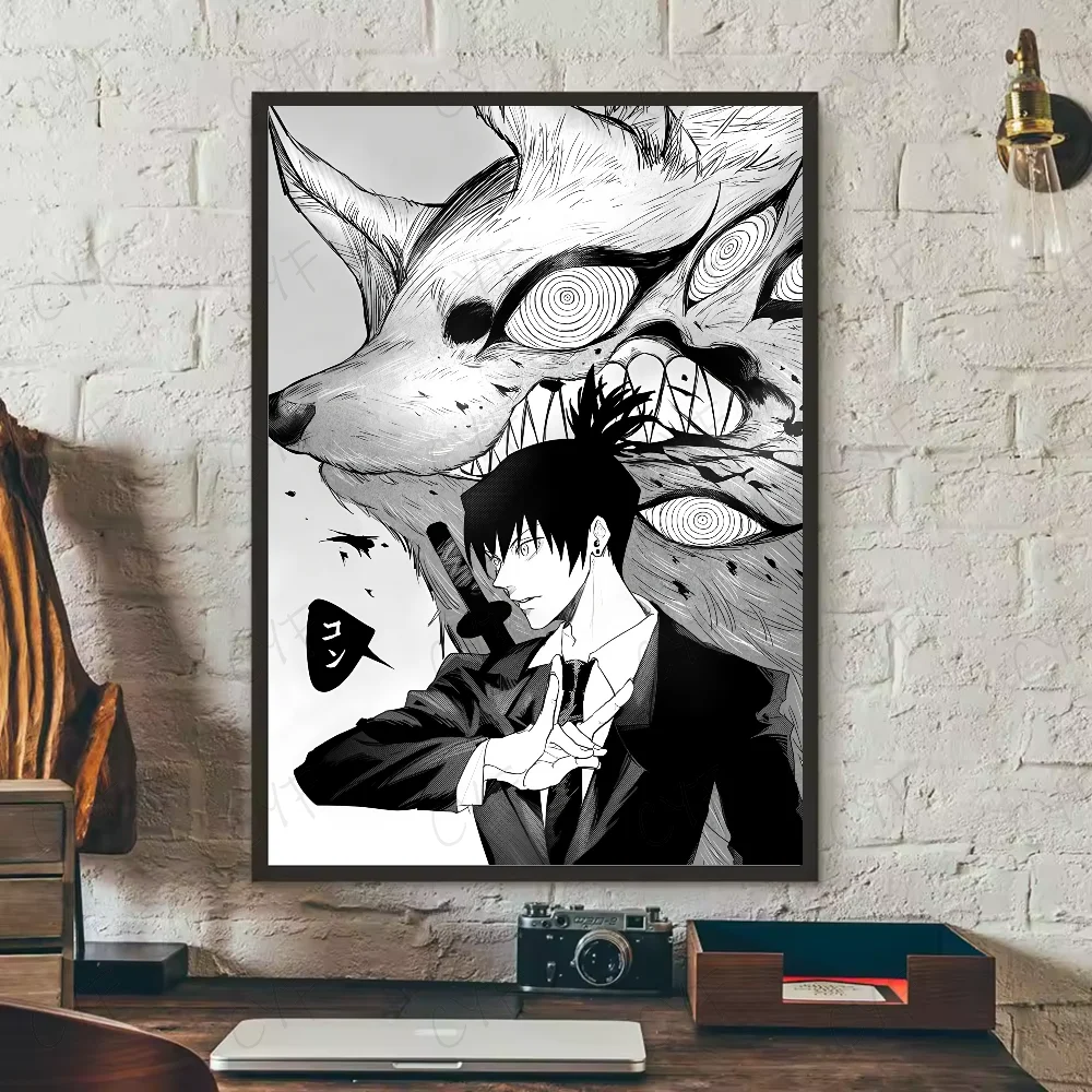 Classic Anime C-Chainsaw M-Man Poster High Quality Print Waterproof Wall Art Sticker For Bar Living Room Decor Gift