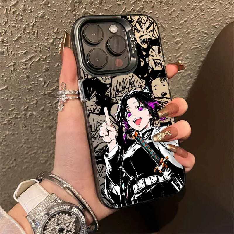 Demon Slayer Anime  Cover For Apple iPhone 17 Air 16E 16 15 14 13 12 mini 11 8 7 Pro Max Plus Colorful Phone Case