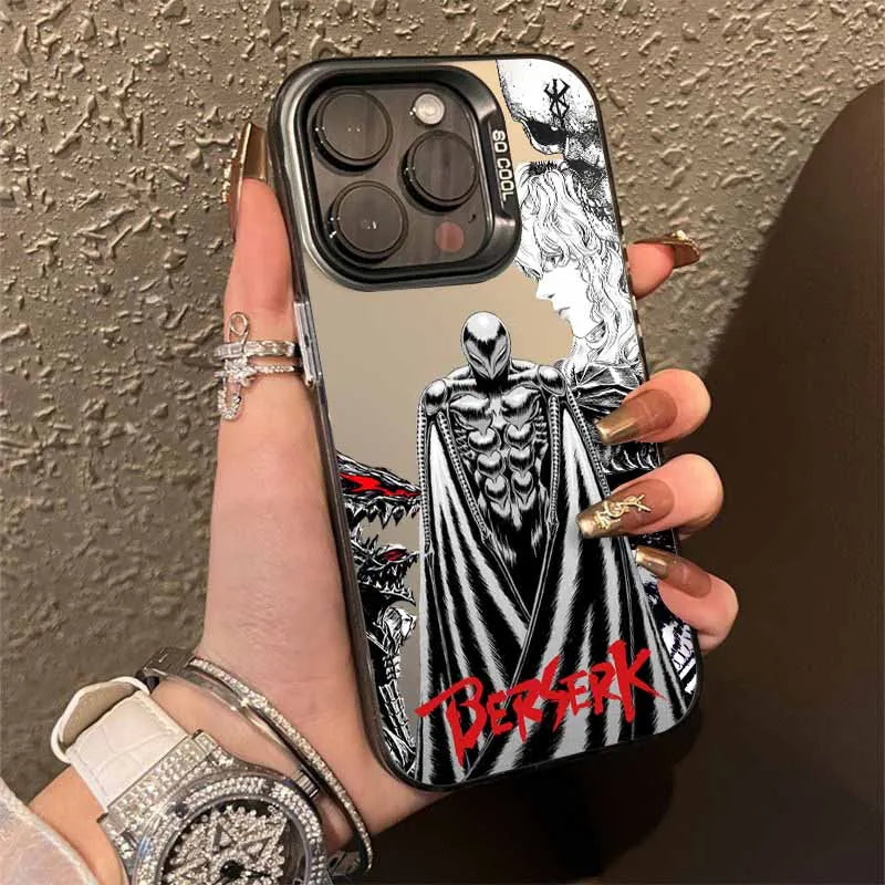 Berserk Anime Cover For Apple iPhone 17 Air 16E 16 15 14 13 12 mini 11 8 7 Pro Max Plus Colorful Phone Case