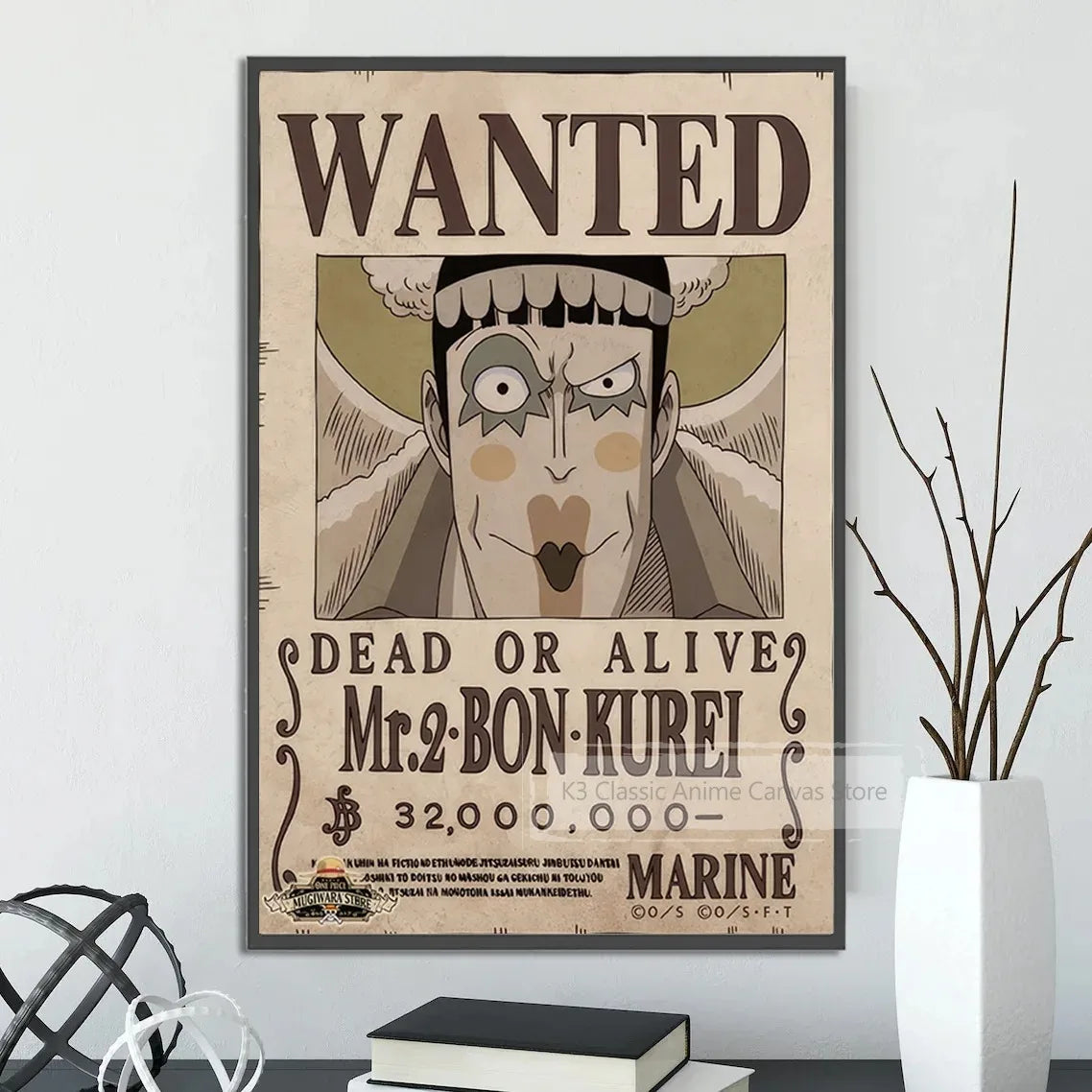 One Piece Canvas Poster Bounty Order Luffy Wallpapr Ace Figures Nami Home Decoration Painting Anime Zoro Wall Art Sanji