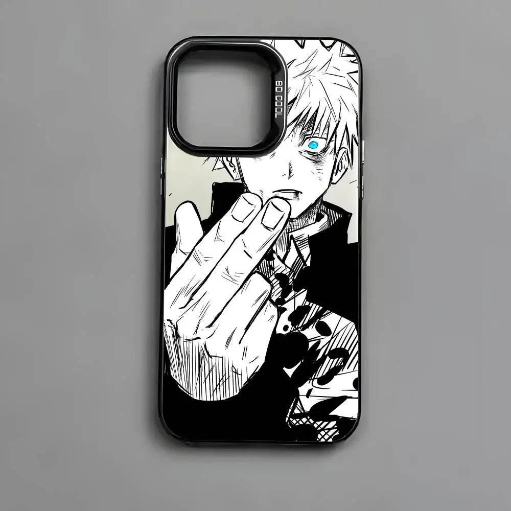 J-Jujutsu Kaisen Gojo Fashion Phone Case For IPhone 17 16 15 14 13 12 11 Pro Max Air Multicolor Matte Laser Aurora Funda