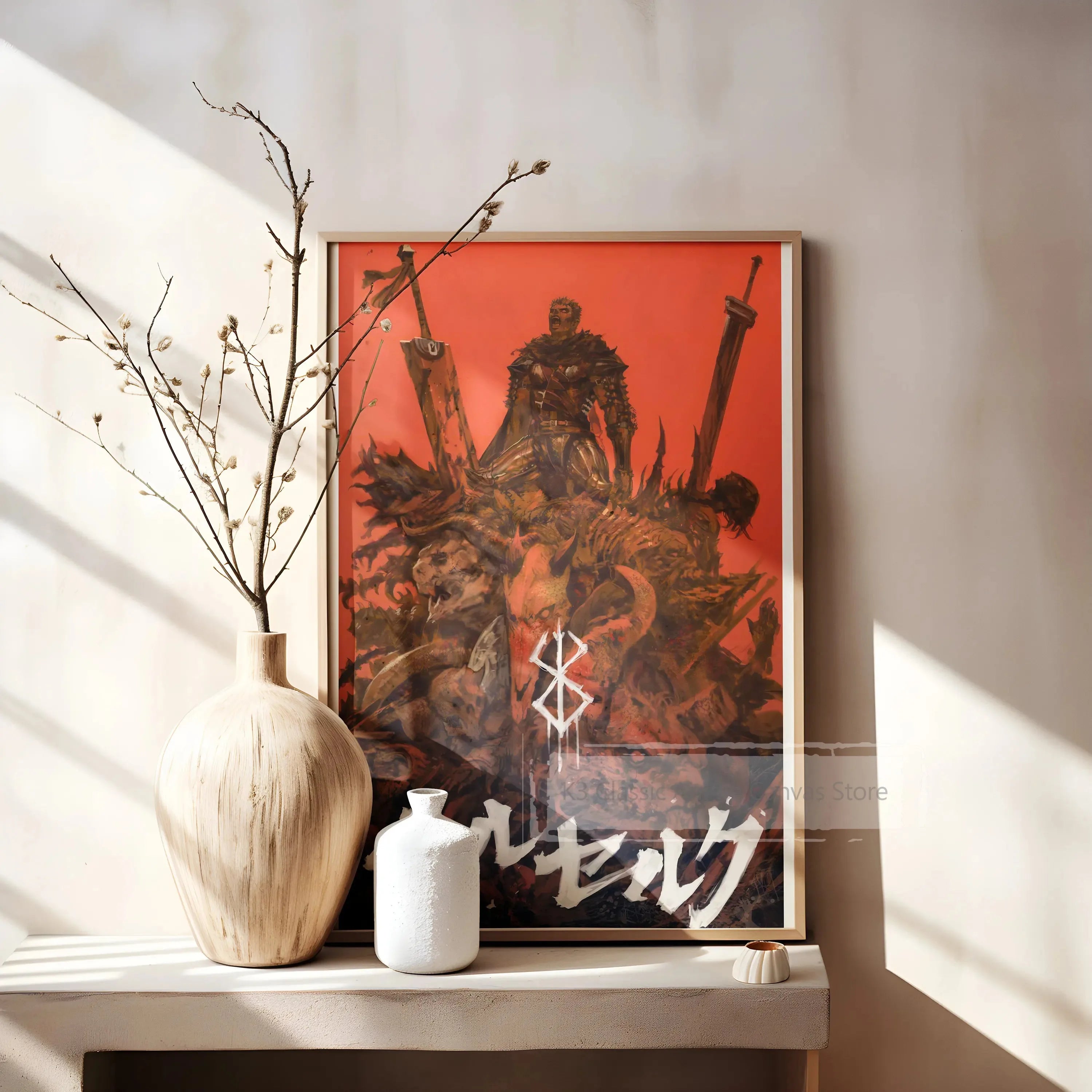 Anime Berserk Prints Poster Figure Guts Griffith Canvas Painting DIY Wall Art Home Decor Japanese Poster Fans Gifts-unframed