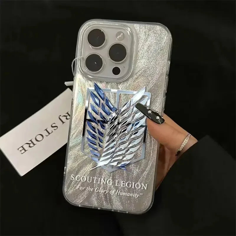 Anime Attack On Titan Case For Samsung Galaxy A55 A15 A35 A54 A34 A05S A05 5G S25 S24 Ultra S23 S21 FE S22 Plus Anti Fall Cover