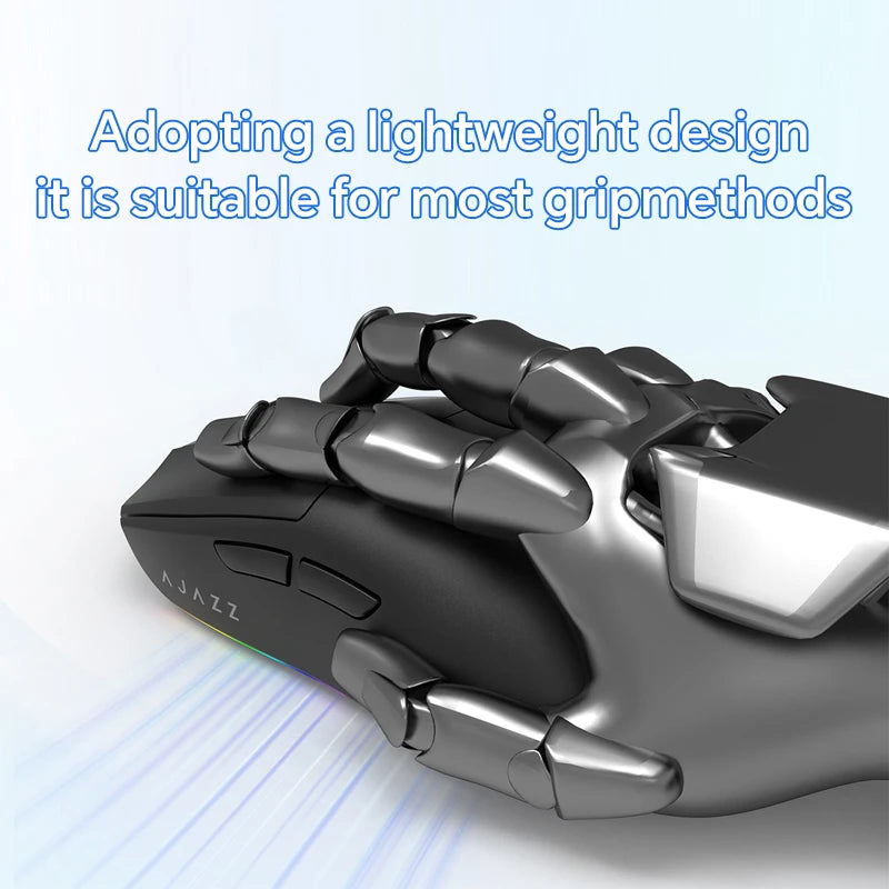 AJAZZ AJ139 V2 MC/AJ139 PRO Wireless Gaming Mouse PAW3311/PAW3395 Sensor 12000DPI/26000DPI 500mAh Bluetooth Mouse Gamer For PC