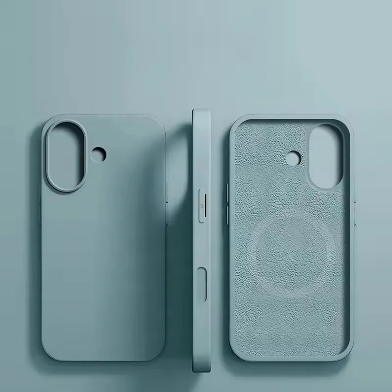 NEW For Magsafe Liquid Silicone Phone Case For iPhone 16 15 13 14 11 12 Pro Max 16 15 Plus Magnetic Wireless Charging Soft Cover