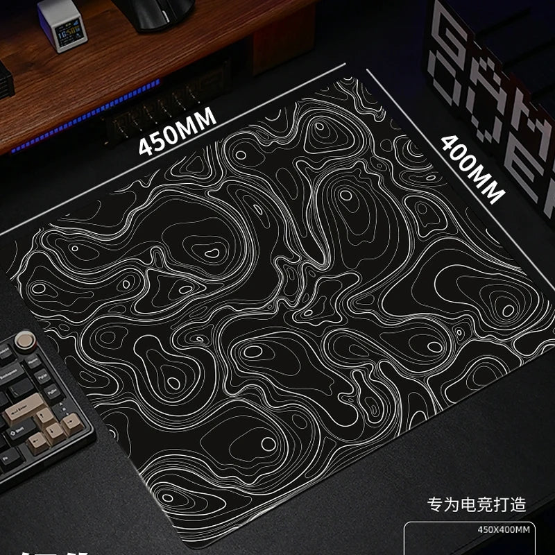 Photovoltaic Glass Gaming Mouse Pad XXL Large Size Tempered Surface for FPS eSports Ultra-Smooth Glide Professional Desktop Mat