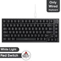 Ajazz AK820/AK820Pro Gaming Mechanical Keyboard Bluetooth 5.1/Wireless/C-Wired Customized Keyboard with Knob Hot Swapping Gasket