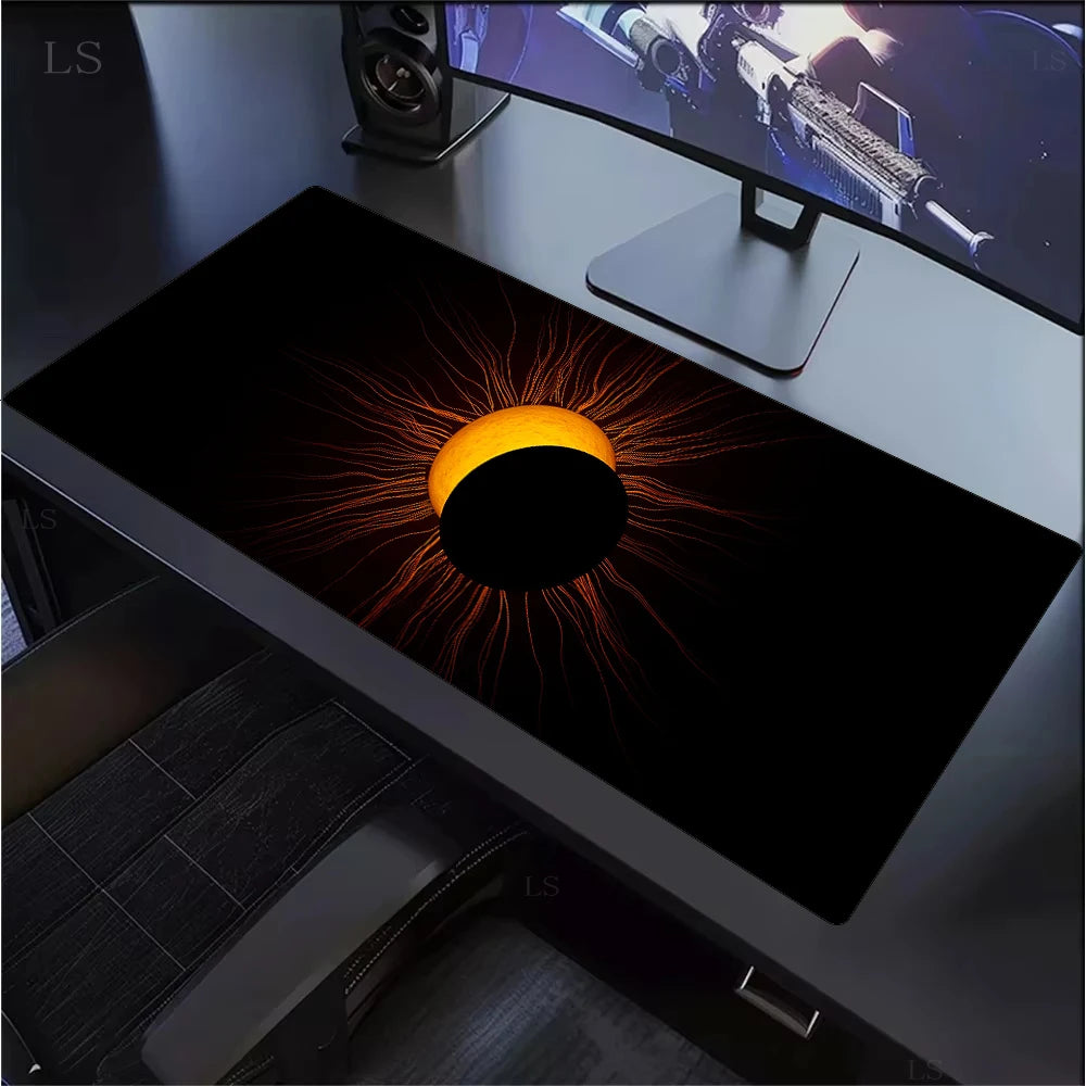 White Sakura Deskmat Japan Cherry Blossom MousePad Office Gaming Mouse pad Keyboard Pad Non-Slip Office Carpet Laptop Mouse Mats