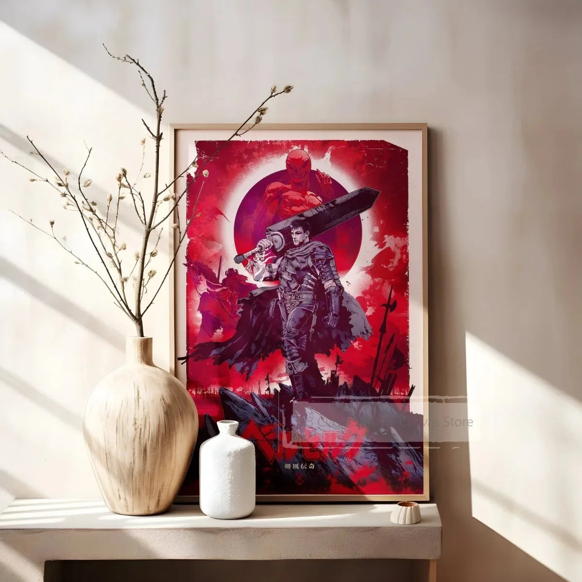 Anime Berserk Prints Poster Figure Guts Griffith Canvas Painting DIY Wall Art Home Decor Japanese Poster Fans Gifts-unframed