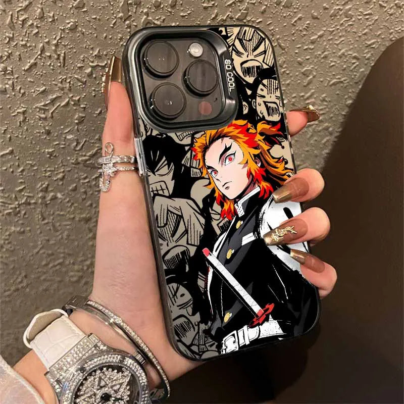 Demon Slayer Anime  Cover For Apple iPhone 17 Air 16E 16 15 14 13 12 mini 11 8 7 Pro Max Plus Colorful Phone Case