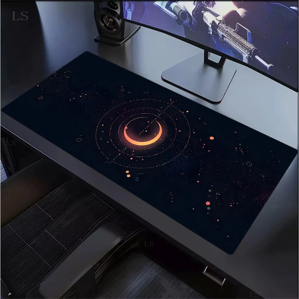 White Sakura Deskmat Japan Cherry Blossom MousePad Office Gaming Mouse pad Keyboard Pad Non-Slip Office Carpet Laptop Mouse Mats