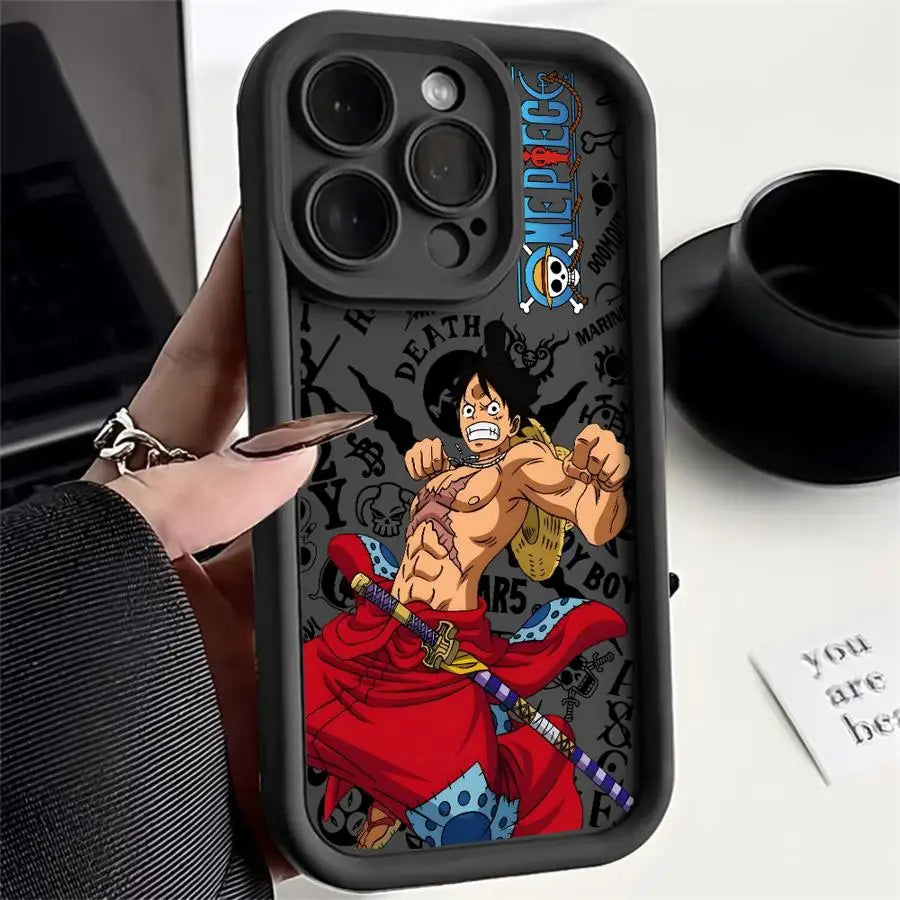Phone Cover Case for iPhone 17 11 15 Plus 14 16 Pro Max 11Pro 12 Pro 13 Air One Piece Cool Luffy And Zoro