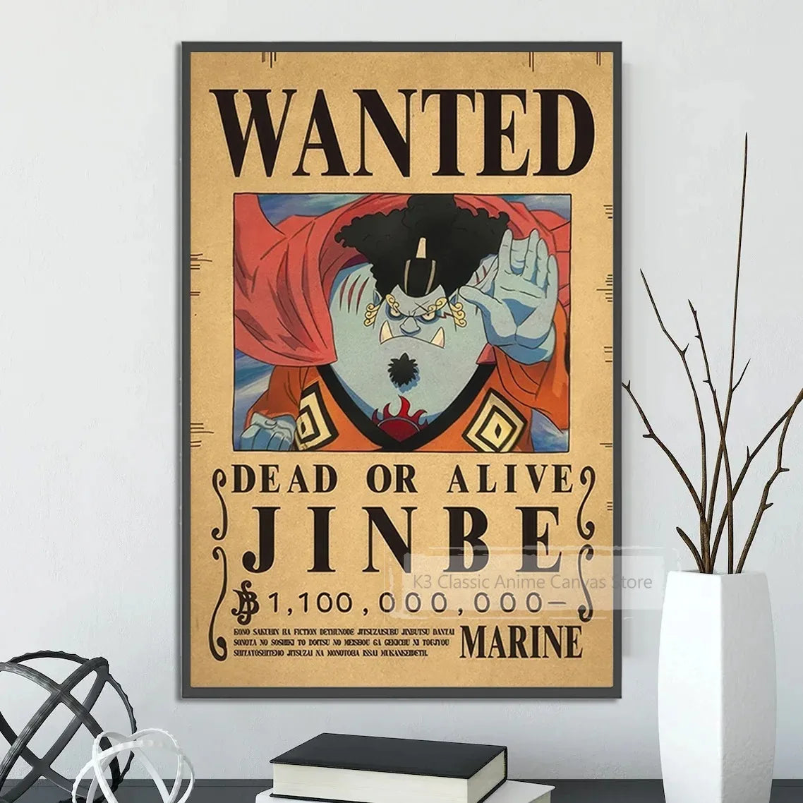 One Piece Canvas Poster Bounty Order Luffy Wallpapr Ace Figures Nami Home Decoration Painting Anime Zoro Wall Art Sanji