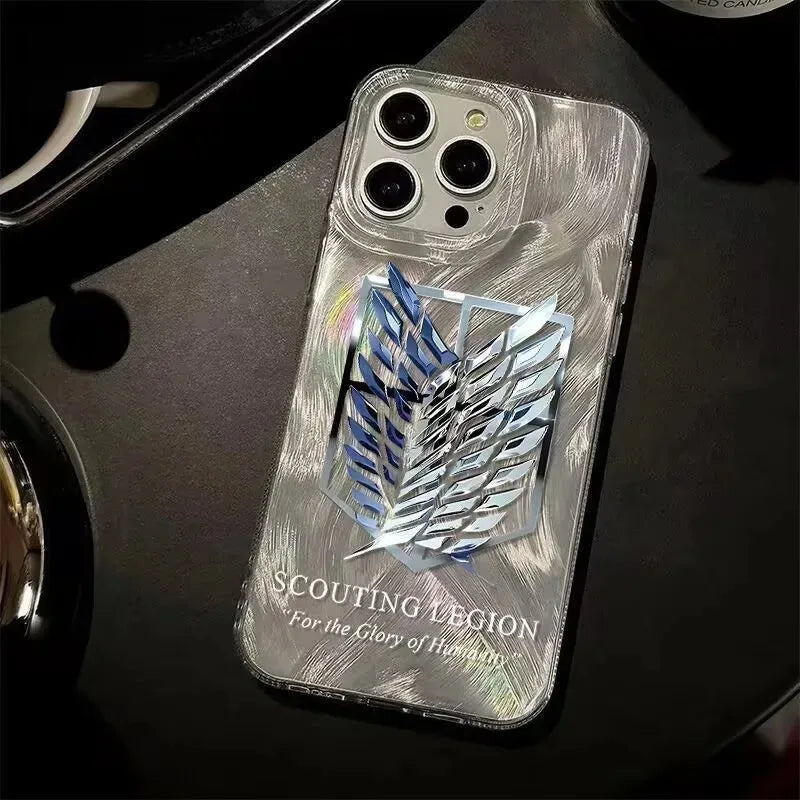 Anime Attack On Titan Case For Samsung Galaxy A55 A15 A35 A54 A34 A05S A05 5G S25 S24 Ultra S23 S21 FE S22 Plus Anti Fall Cover