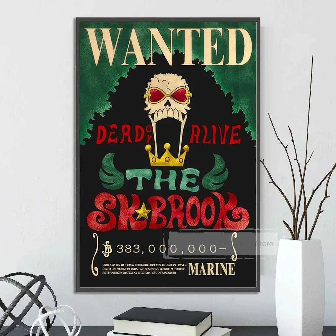 One Piece Canvas Poster Bounty Order Luffy Wallpapr Ace Figures Nami Home Decoration Painting Anime Zoro Wall Art Sanji