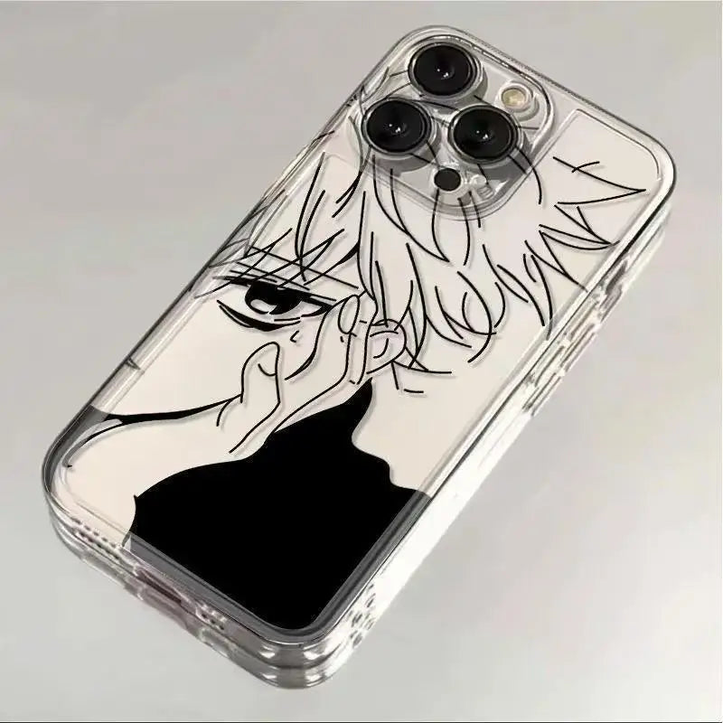 HUNTER×HUNTER Killua Phone Cases For iPhone 16 15 14 13 12 11 Pro Max XR 8 7 Plus 13 12 Mini Soft Transparent Cover