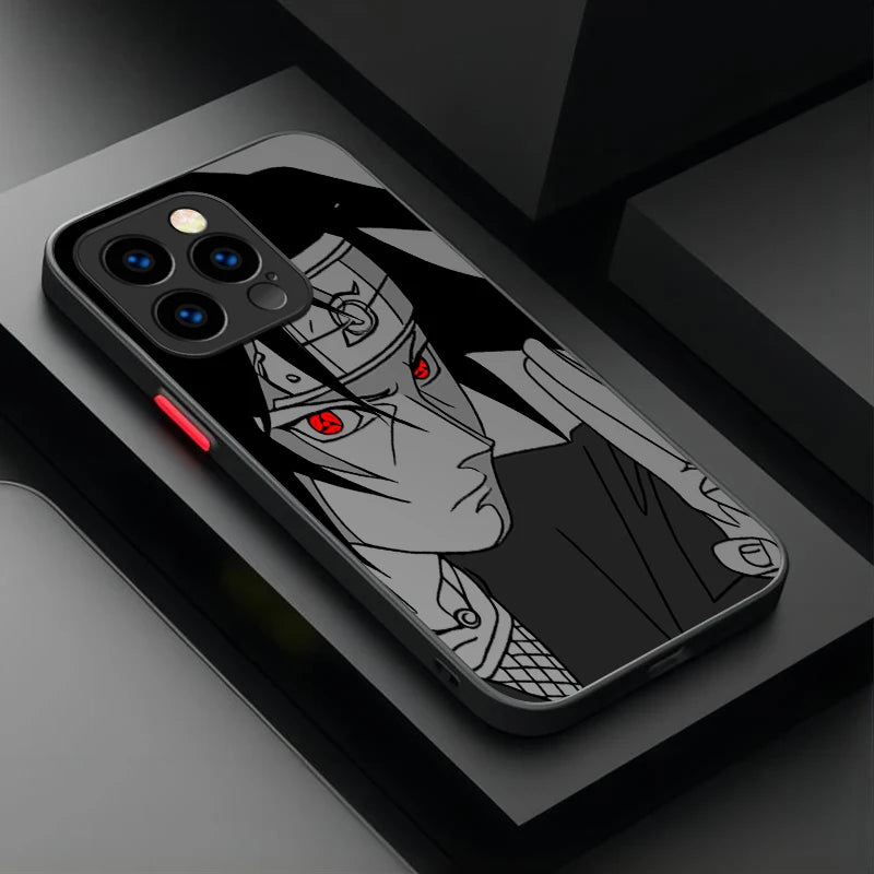 Anime N-NARUTOS Uchiha Itachi Sasuke Phone Case For iPhone 17 Air 15 16E 16 14 13 12 11 Pro Max XR 7 8 Plus SE 2020 Bumper Cover