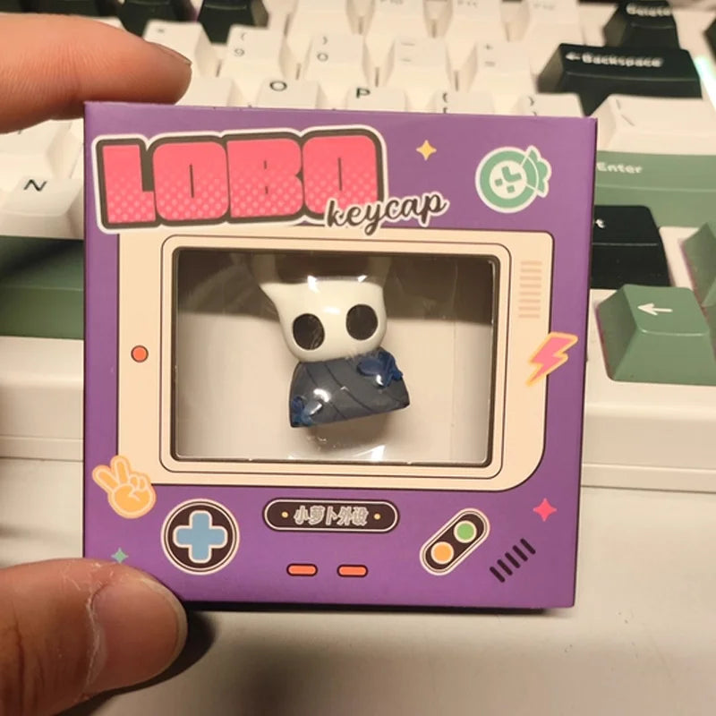 Hollow Knight Single Transparent Keycap Hornet Design Resin Mechanical Keyboard Customized Esc Game Peripheral Office Accessory