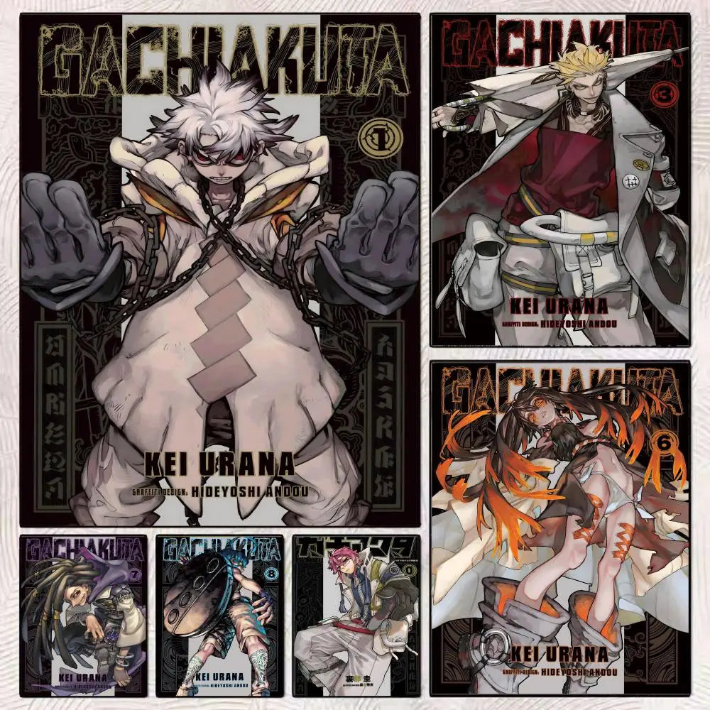 G-Gachiakuta Anime  Poster Removable Wall Sticker Self Adhesive Art Mural Home Office Living Room Dining Room Wall Decor