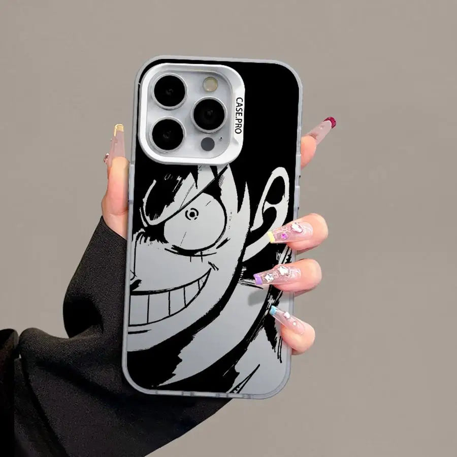 Case for Apple iPhone 11 13 15 Pro Max 14 Plus 12 16 Silicone Shell Phone Cover Shockproof Protective Funda Anime One P-Piece