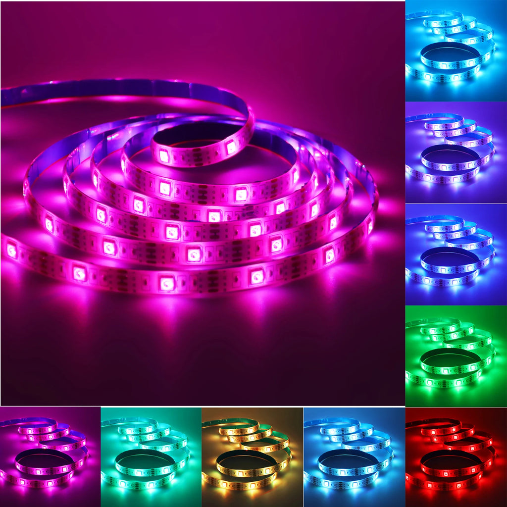 5V RGB LED Strip Kit USB Powered Music Sync Bluetooth/3Key/44Key Control Dimmerable Flexible Indoor TV BackLighting LED Lights