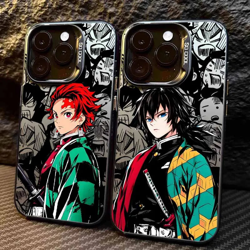 Demon Slayer Anime  Cover For Apple iPhone 17 Air 16E 16 15 14 13 12 mini 11 8 7 Pro Max Plus Colorful Phone Case