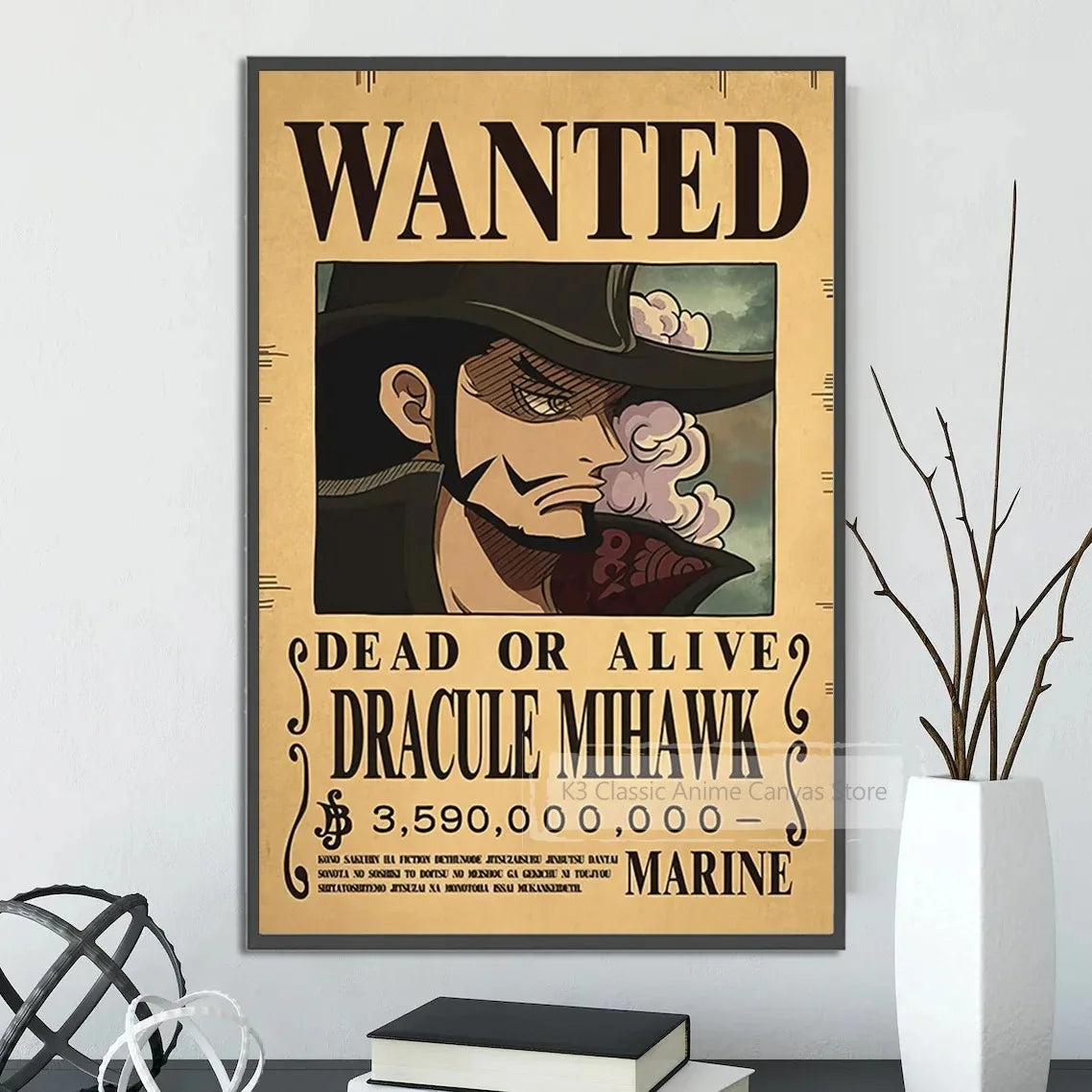 One Piece Canvas Poster Bounty Order Luffy Wallpapr Ace Figures Nami Home Decoration Painting Anime Zoro Wall Art Sanji