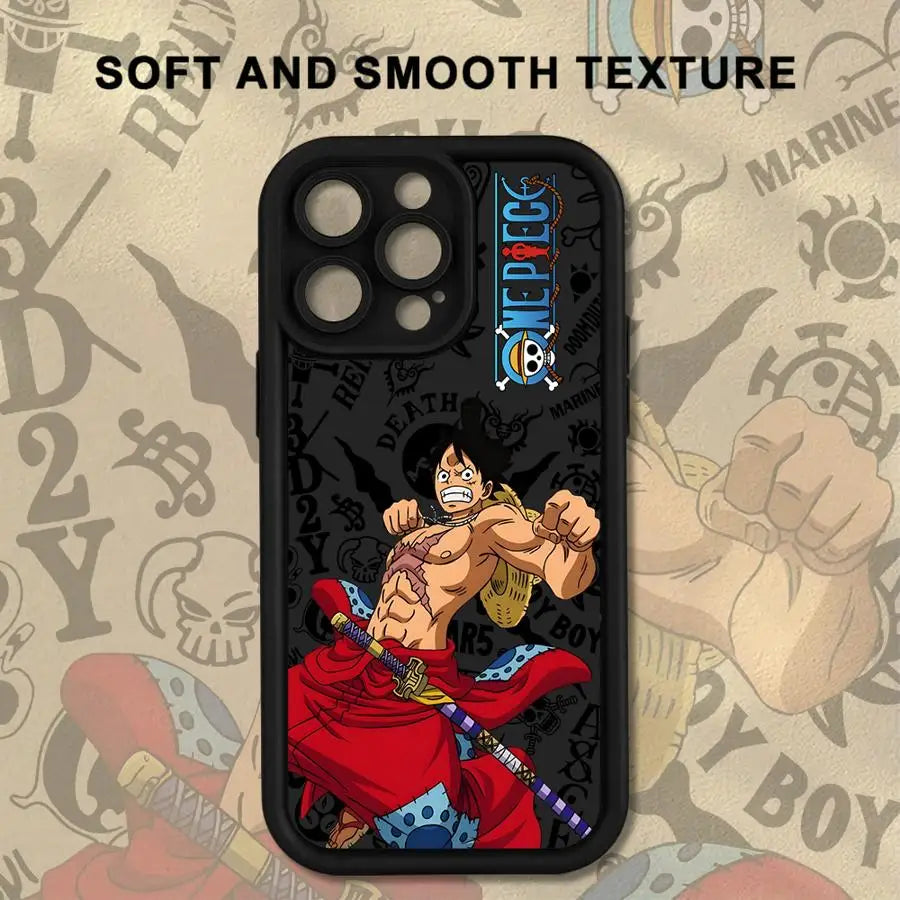 Phone Cover Case for iPhone 17 11 15 Plus 14 16 Pro Max 11Pro 12 Pro 13 Air One Piece Cool Luffy And Zoro
