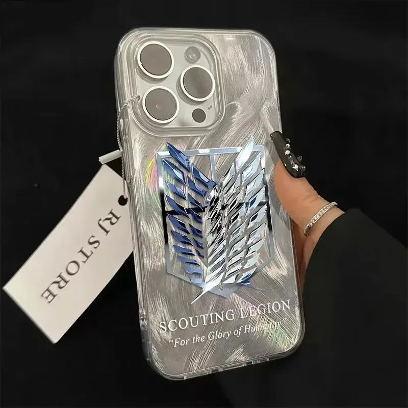 Anime Attack On Titan Case For Samsung Galaxy A55 A15 A35 A54 A34 A05S A05 5G S25 S24 Ultra S23 S21 FE S22 Plus Anti Fall Cover