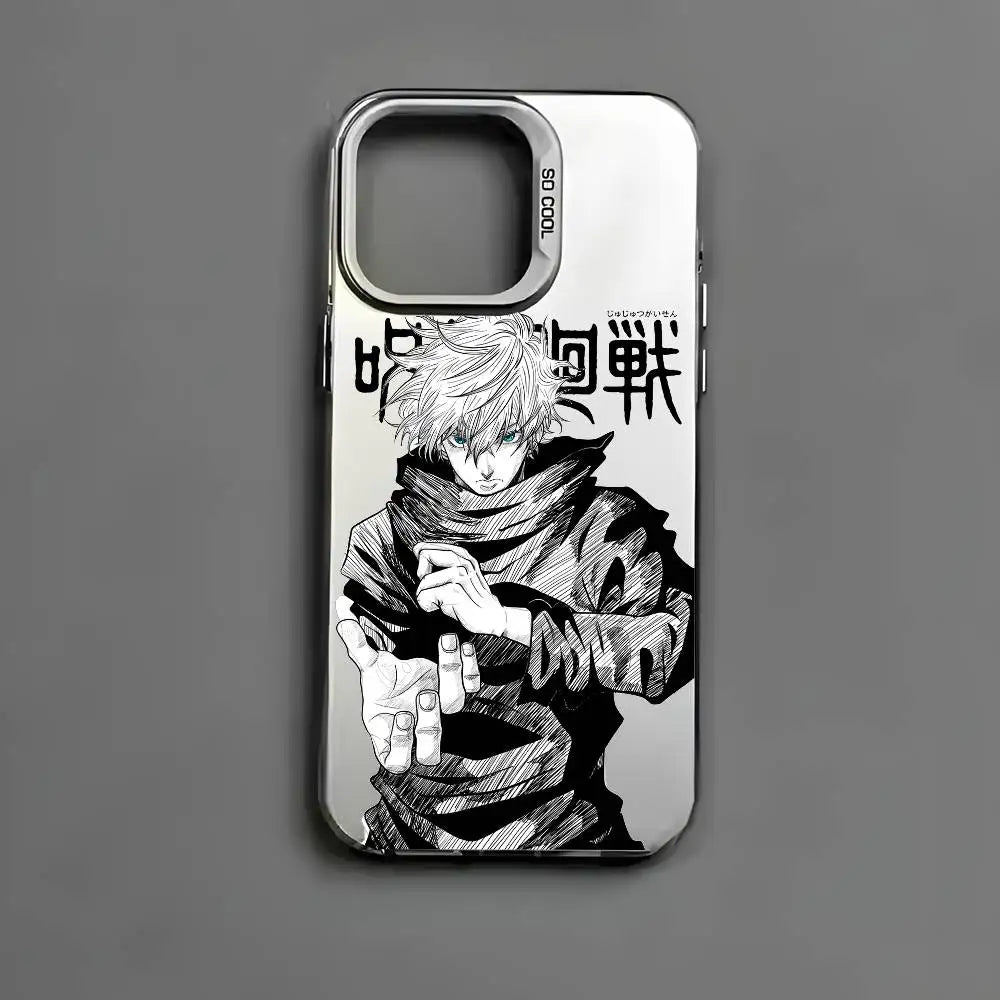 J-Jujutsu Kaisen Gojo Fashion Phone Case For IPhone 17 16 15 14 13 12 11 Pro Max Air Multicolor Matte Laser Aurora Funda