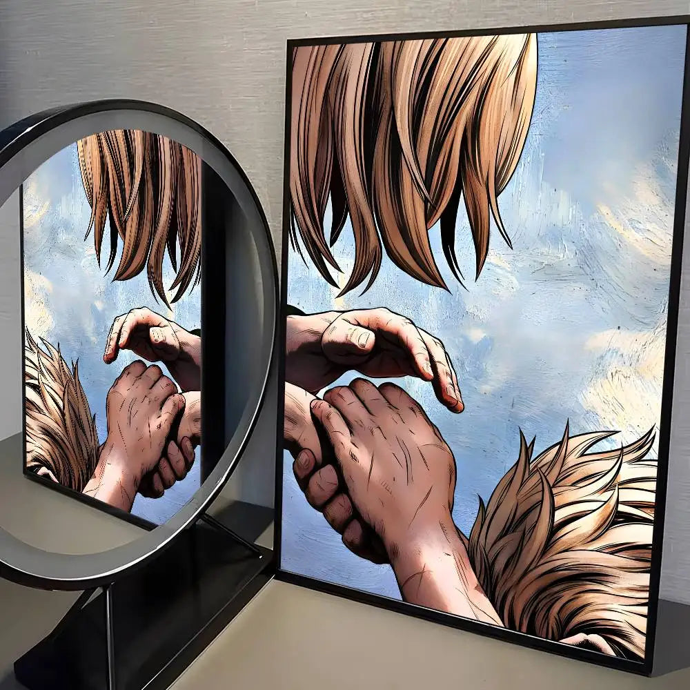 VINLAND anime SAGA Poster HD home decor sticky wall waterproof home living room bar aesthetic decor