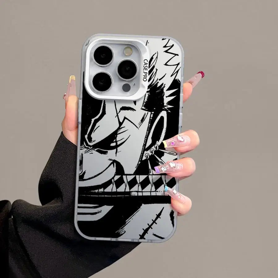 Case for Apple iPhone 11 13 15 Pro Max 14 Plus 12 16 Silicone Shell Phone Cover Shockproof Protective Funda Anime One P-Piece