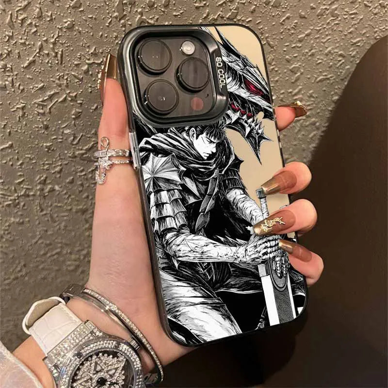 Berserk Anime Cover For Apple iPhone 17 Air 16E 16 15 14 13 12 mini 11 8 7 Pro Max Plus Colorful Phone Case