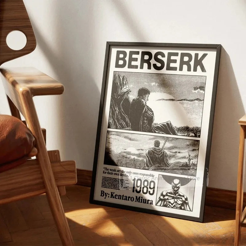 Anime Berserk Prints Poster Figure Guts Griffith Canvas Painting DIY Wall Art Home Decor Japanese Poster Fans Gifts-unframed