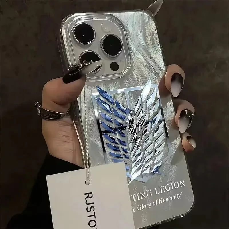 Anime Attack On Titan Case For Samsung Galaxy A55 A15 A35 A54 A34 A05S A05 5G S25 S24 Ultra S23 S21 FE S22 Plus Anti Fall Cover