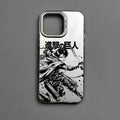 Hot Anime Attack on Titan Phone Case For iPhone 16 15 14 13 12 11 Pro Max Plus – Colorful Gradient Soft TPU Back Cover