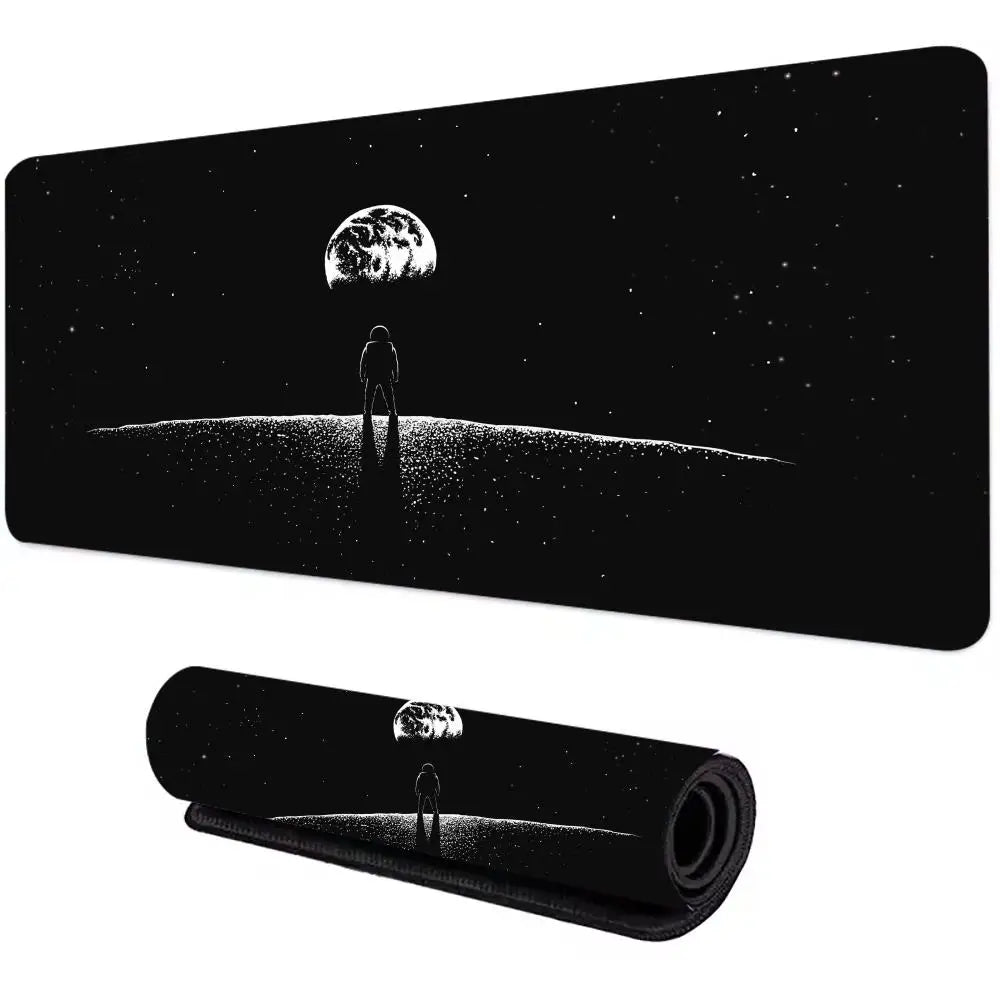 Space astronauts Mouse Pad Large Computer Office Game Table Mats XXL Rubber Anti-slip Gaming Keyboard Mousepads Long Desk Pads
