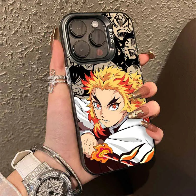 Demon Slayer Anime  Cover For Apple iPhone 17 Air 16E 16 15 14 13 12 mini 11 8 7 Pro Max Plus Colorful Phone Case