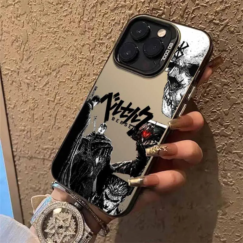Berserk Anime Cover For Apple iPhone 17 Air 16E 16 15 14 13 12 mini 11 8 7 Pro Max Plus Colorful Phone Case
