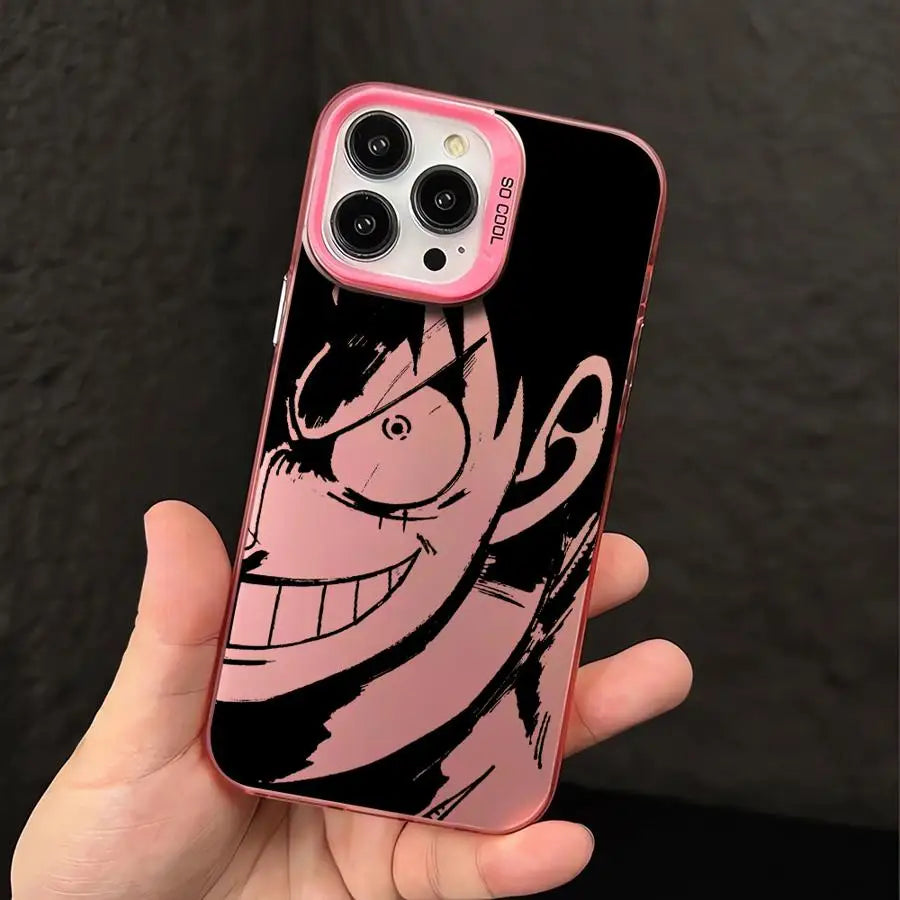 Case for Apple iPhone 11 13 15 Pro Max 14 Plus 12 16 Silicone Shell Phone Cover Shockproof Protective Funda Anime One P-Piece