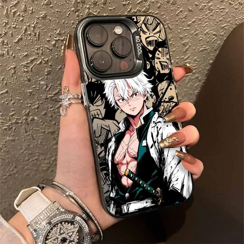Demon Slayer Anime  Cover For Apple iPhone 17 Air 16E 16 15 14 13 12 mini 11 8 7 Pro Max Plus Colorful Phone Case