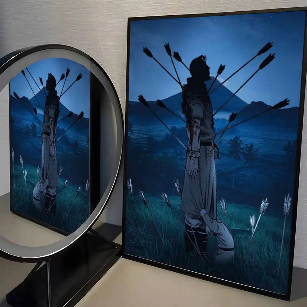 VINLAND anime SAGA Poster HD home decor sticky wall waterproof home living room bar aesthetic decor